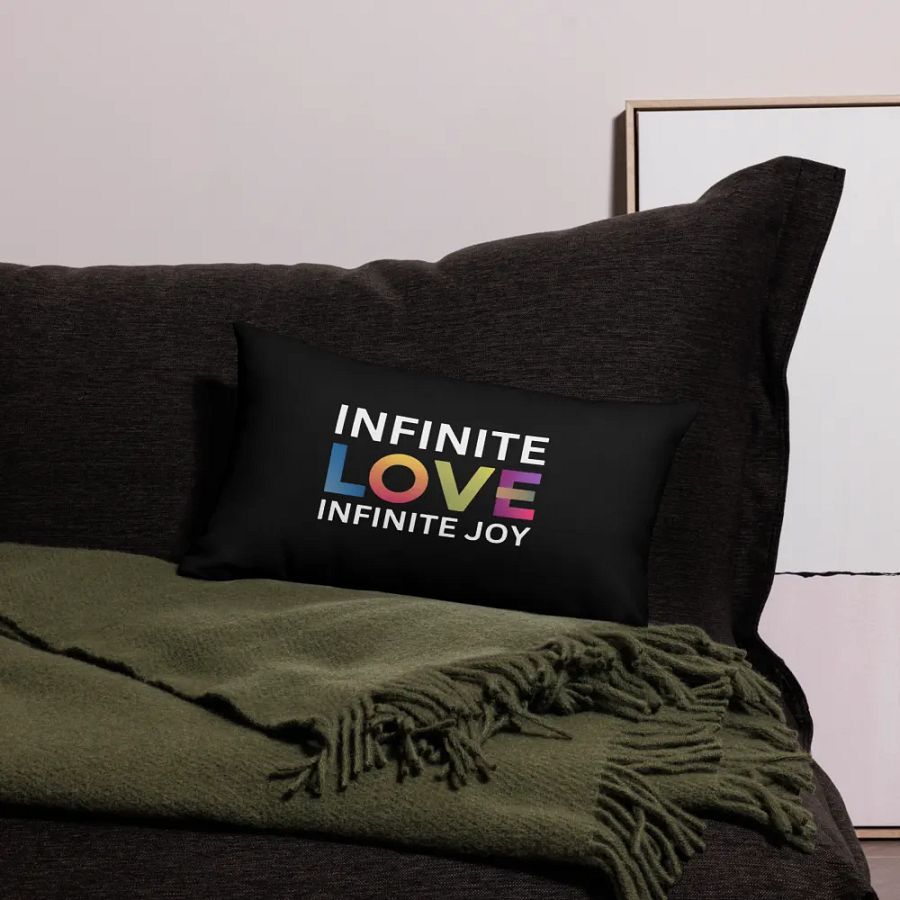 Infinite Love Infinite Joy Block Pillow Case product image (9)