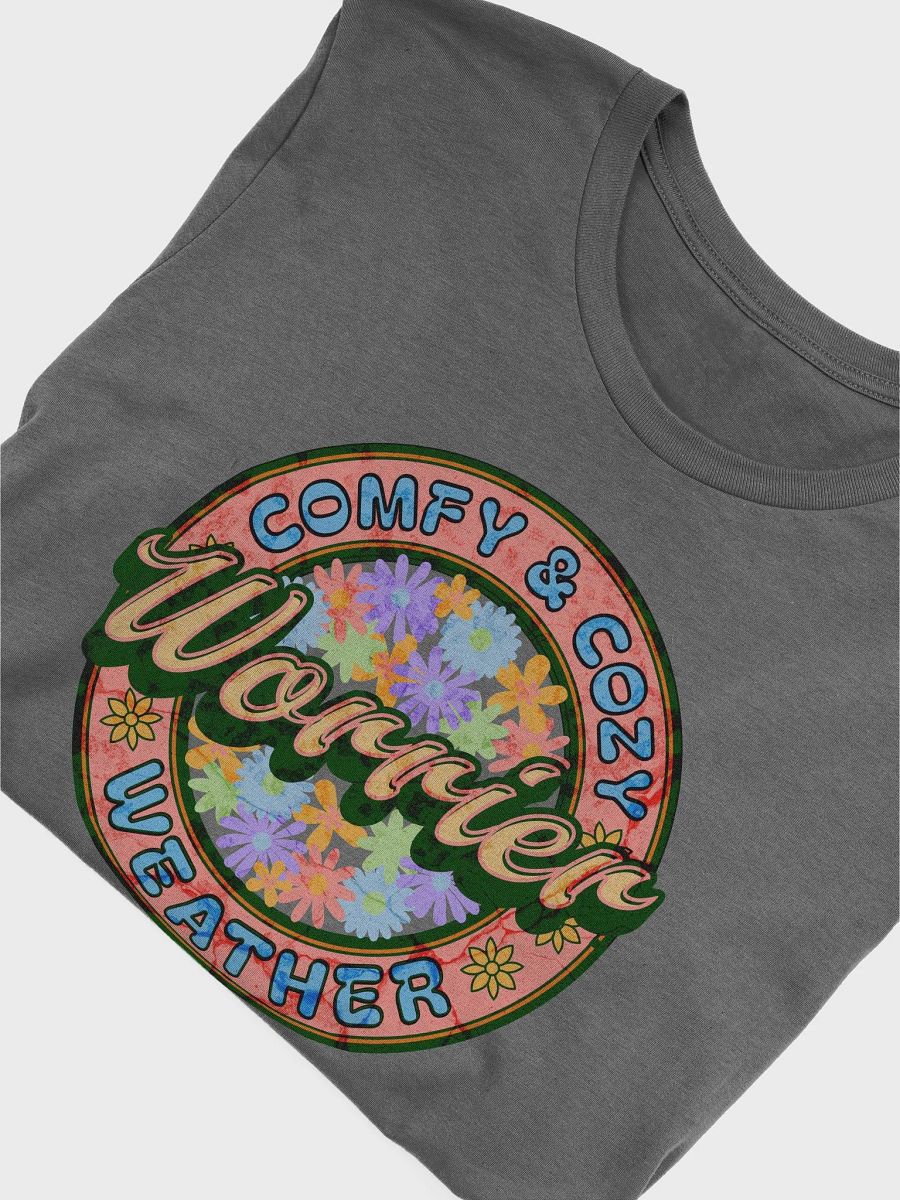 Worrier Comfy And Cozy Weather Floral T-Shirt product image (3)
