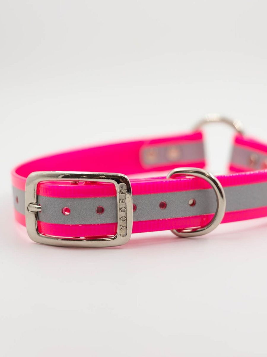 Waterproof Reflective Safety Dog Collar Bright Colors product image (5)