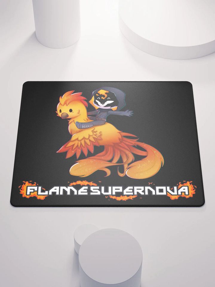 Phoenix Chibi Gaming Mousepad (Black) product image (1)