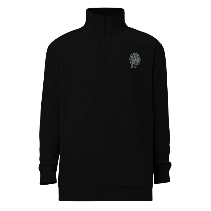 In My Head (smoke design) embroidered quarter zip product image (2)