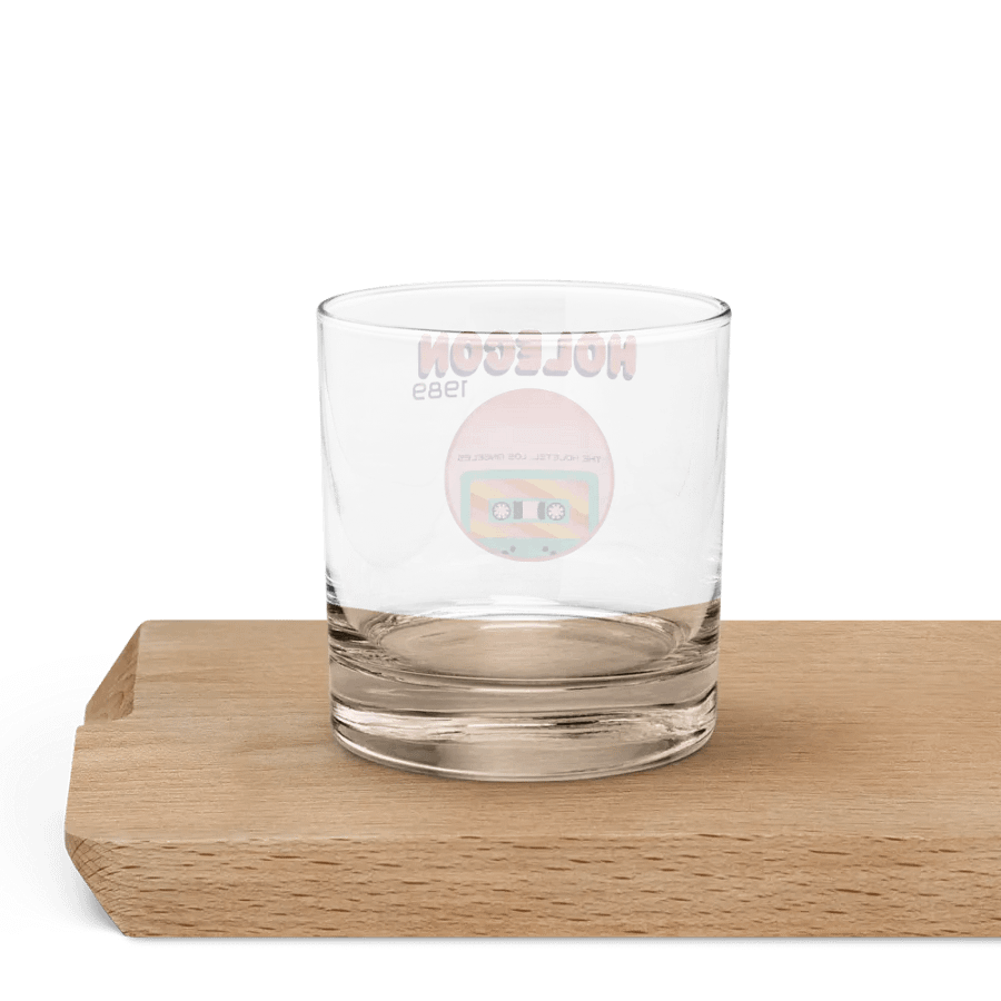 Vintage HoleCon rocks glass product image (8)