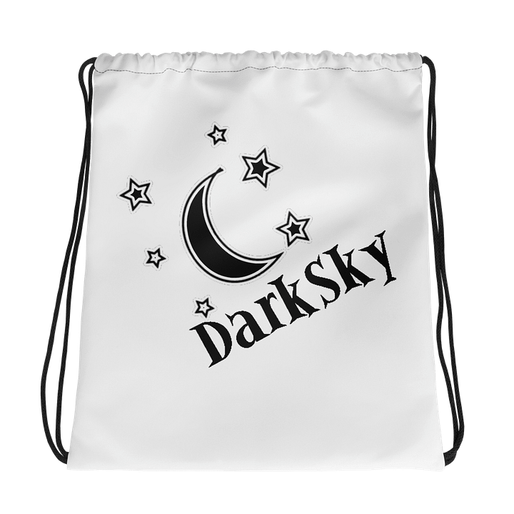 DarkSky Logo All-Over Drawstring Bag (Black) product image (1)
