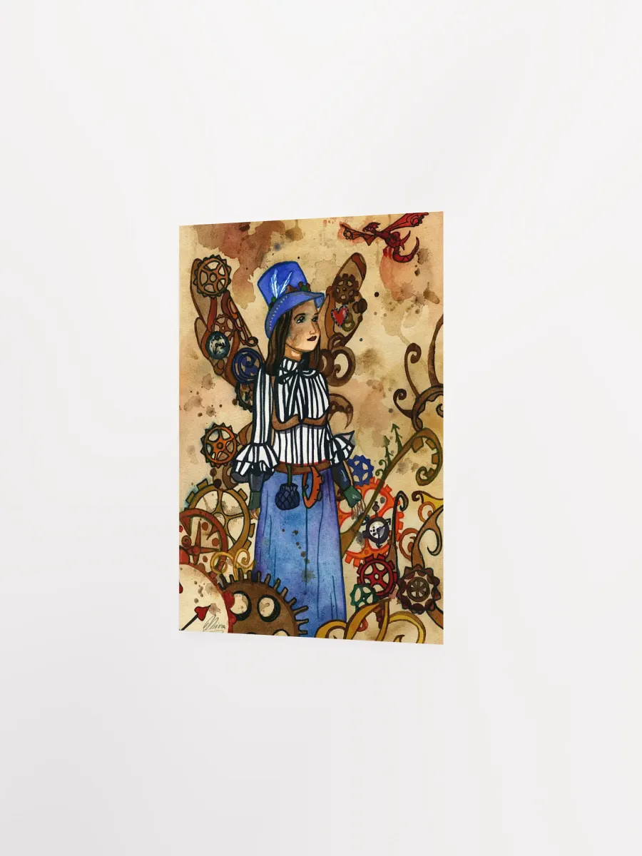 Steampunk Fairy Art Print product image (7)