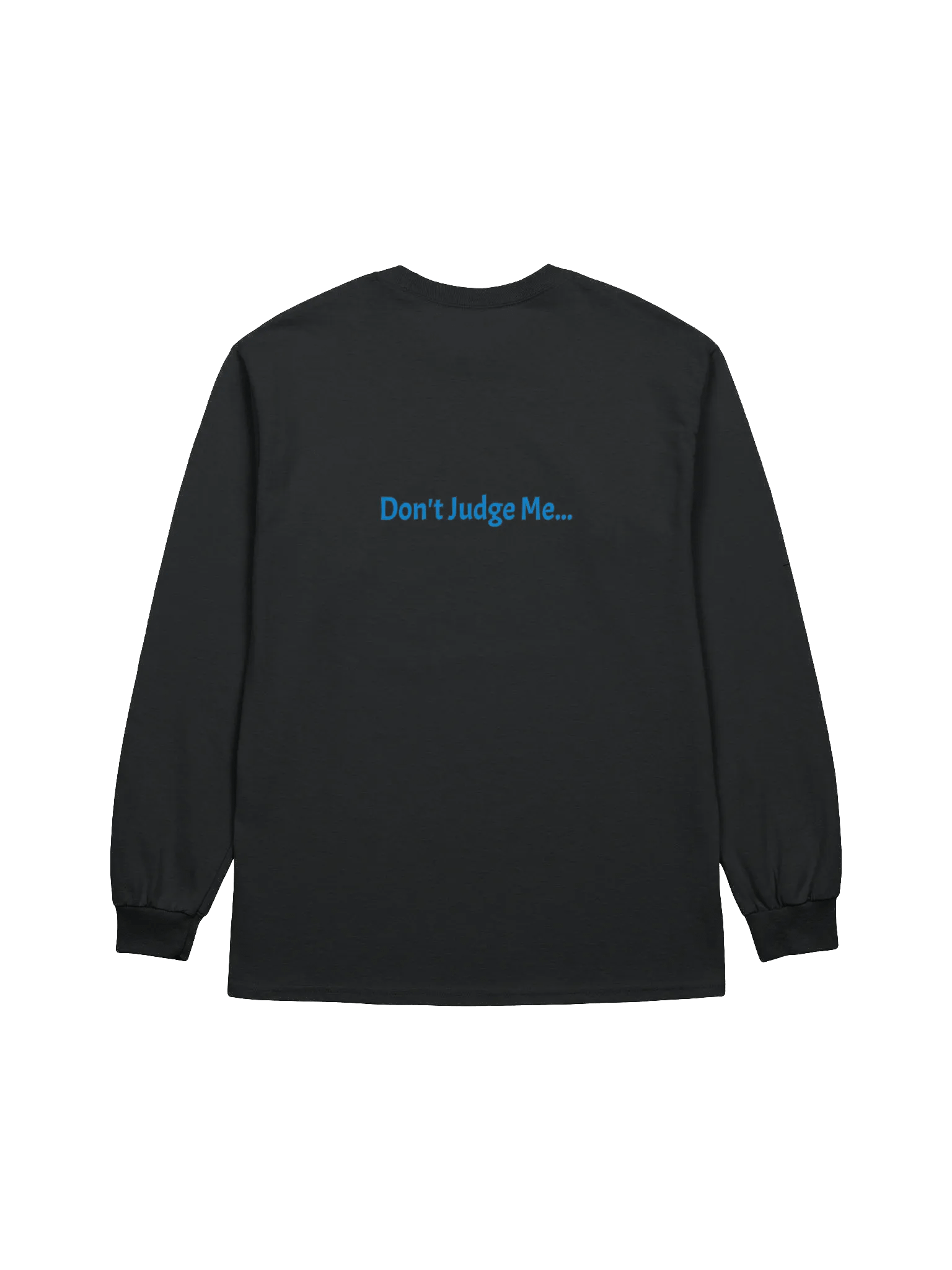 Happy Thoughts - Don't Judge Me - Junk Food - Gildan Ultra Cotton Unisex Long Sleeve T-Shirt product image (2)
