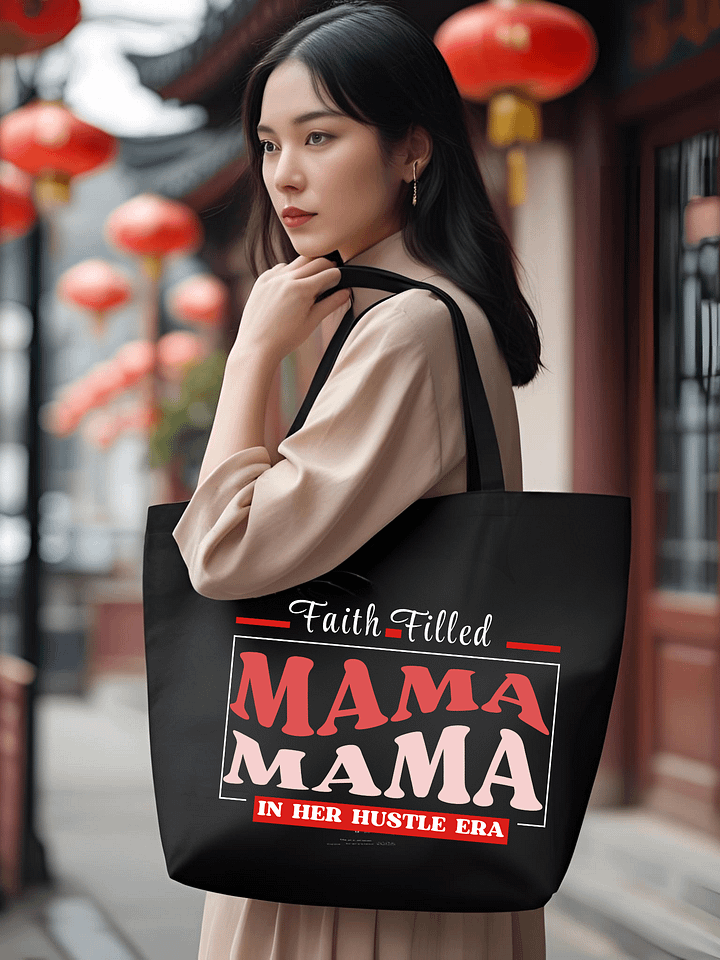 Faith Fill Mama In Her Hustle Era | Eco-Concious Tote Bag product image (1)