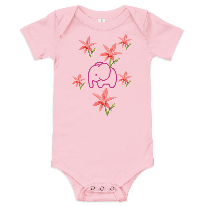 Mom and Baby Set-African Ellie & Scarlet River Lily-Cotton Baby Onesie product image (1)