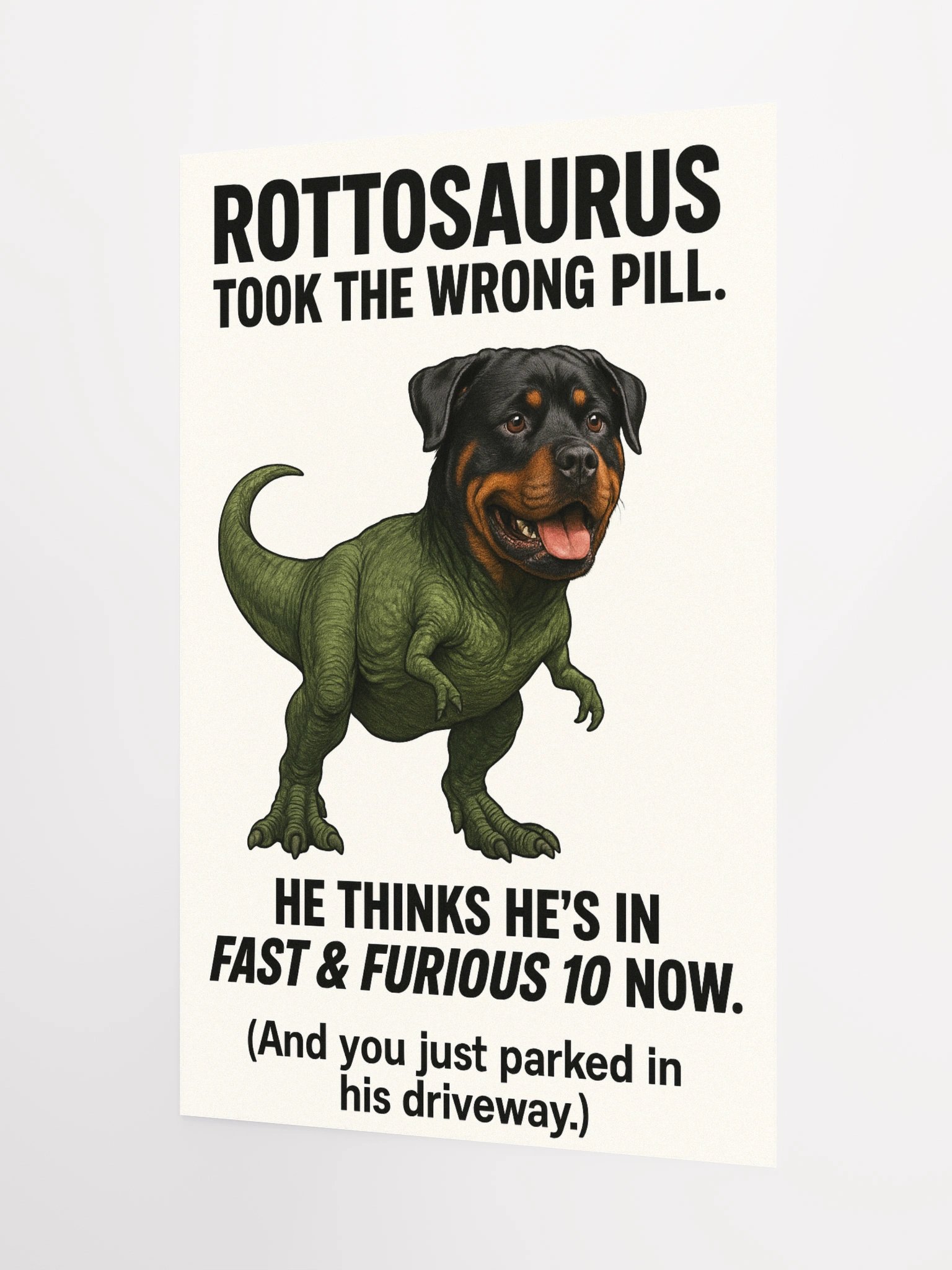 Rottosaurus Fast & Furious Poster product image (7)
