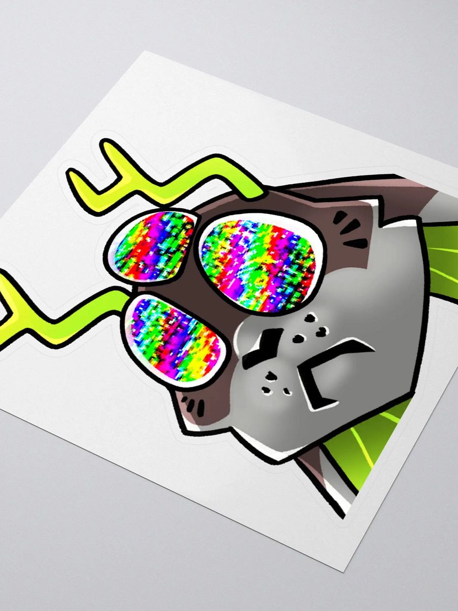 Radioactive Cryptid Burnt Out Sticker product image (3)