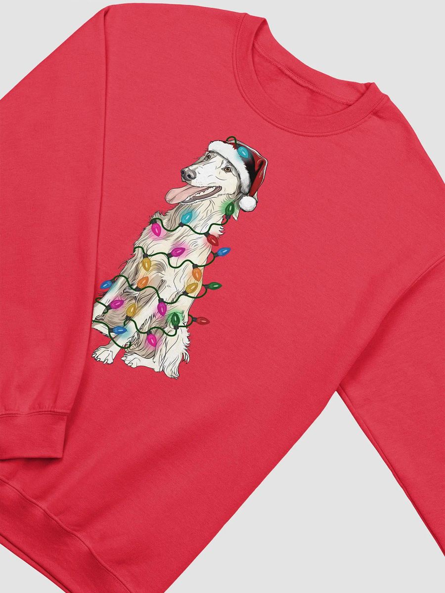 Funny Borzoi(White) Christmas Sweatshirt product image (22)