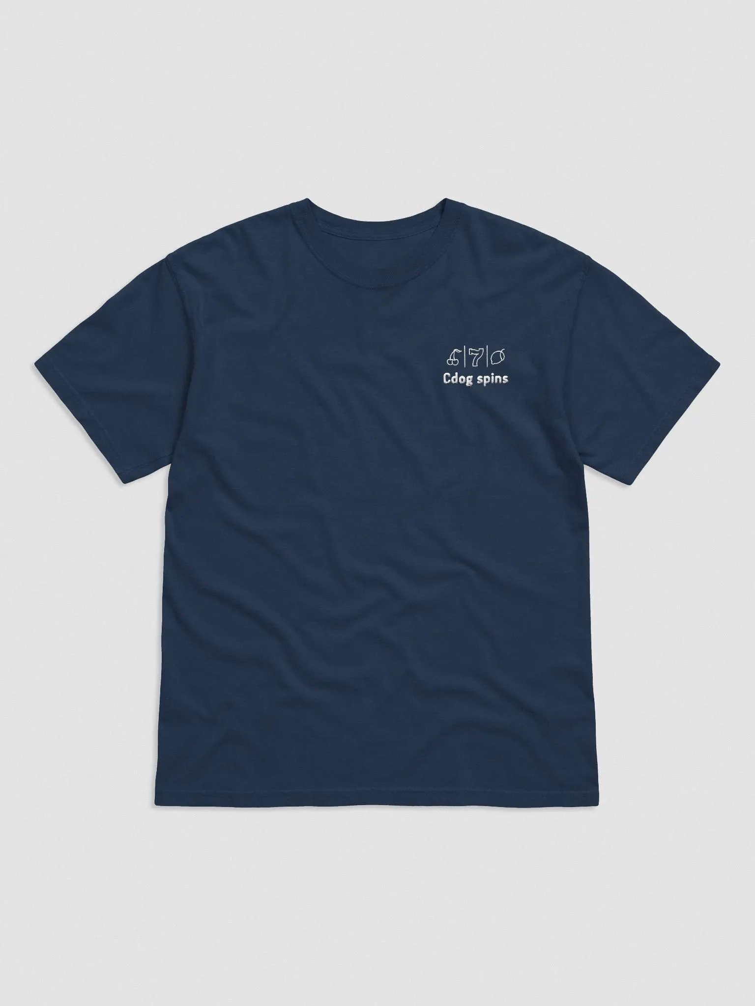 Cdog Spins Embroided SS T-shirt Navy product image (1)