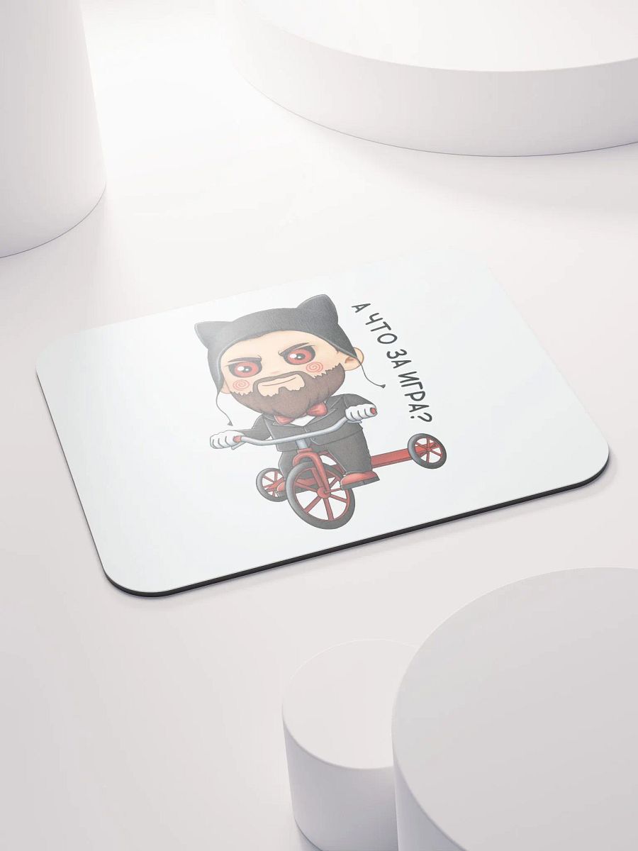 Whimsical Cat-Eared Gentleman Mouse Pad product image (4)