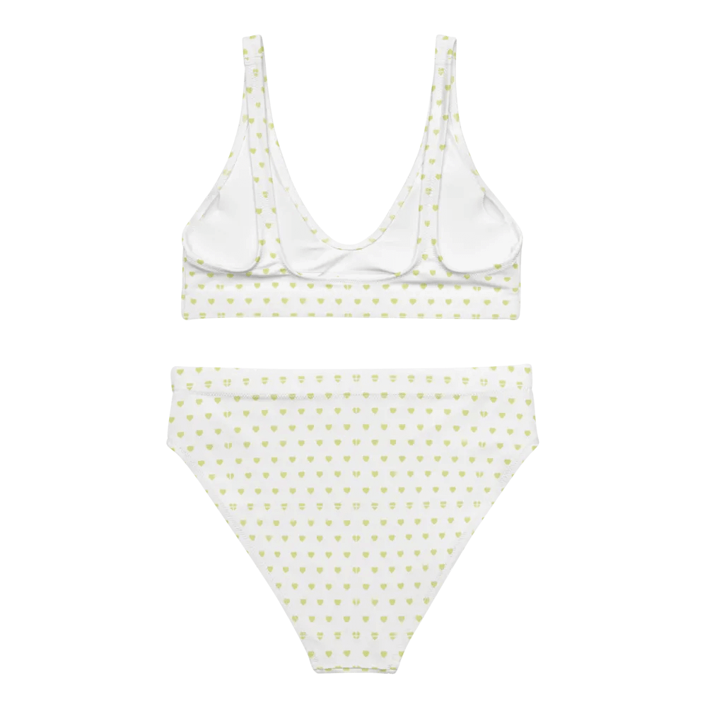 Pastel Heart Seamless Pattern High Waisted Bikini - V8 product image (5)