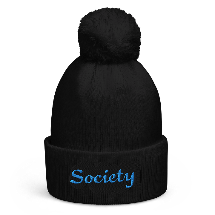 Society Script Pom-Pom Beanie product image (1)