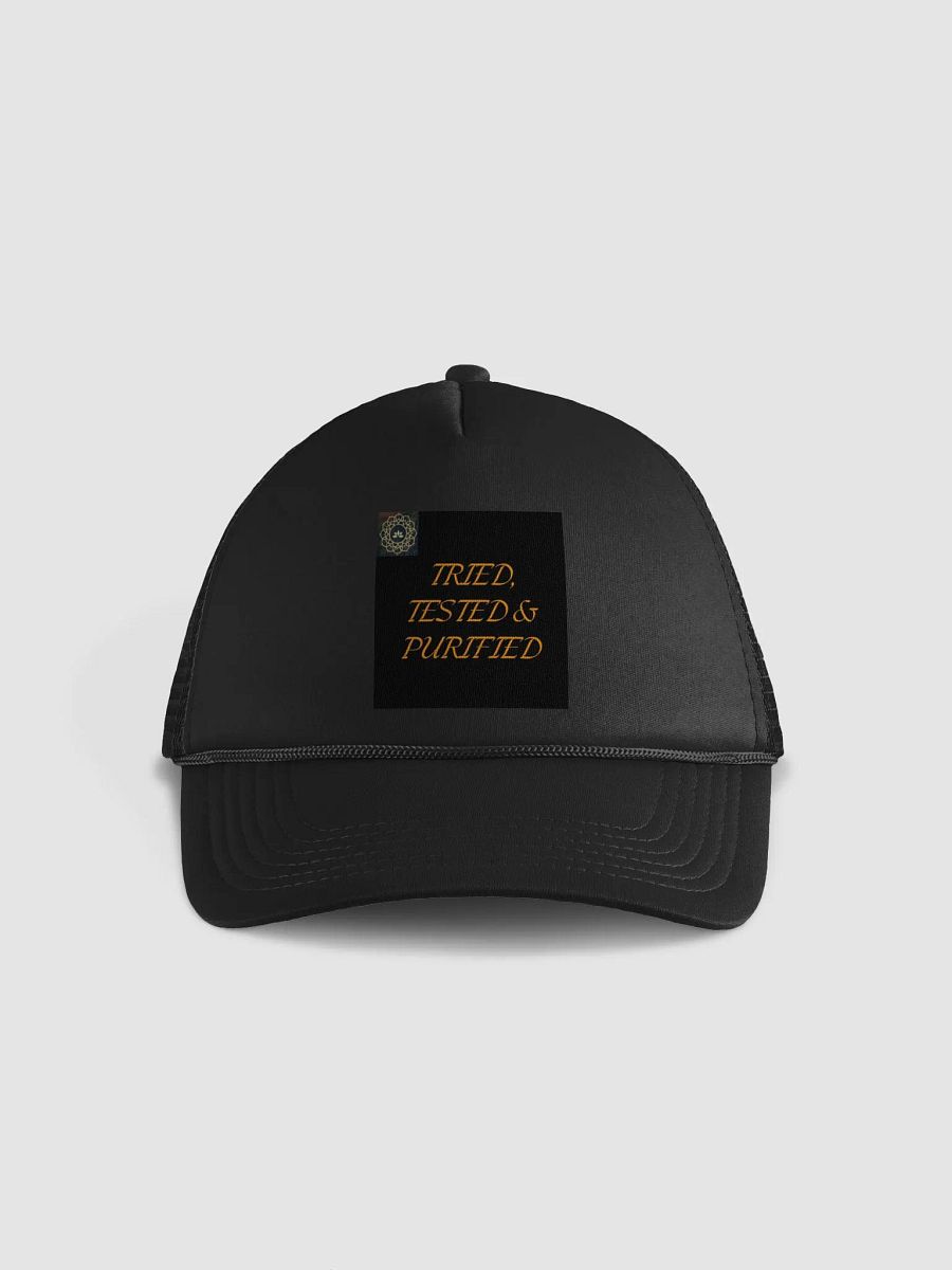 Purified Emblem Foam Trucker Hat product image (1)
