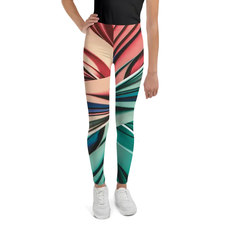 TDS Music Youth Abstract Leggings in Vibrant Colors (Sizes 8-20) product image (1)
