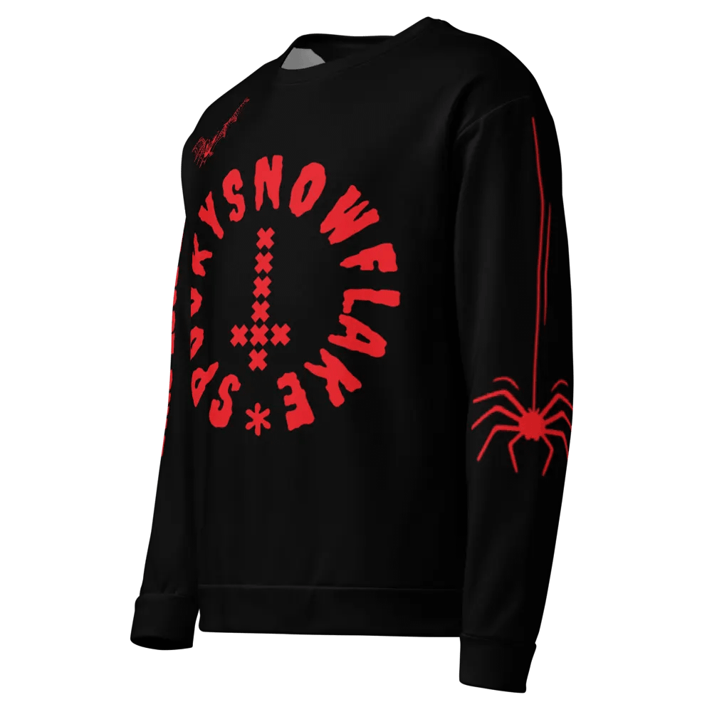 'SPOOKYSNOWFLAKE' Recycled Unisex Sweatshirt product image (5)