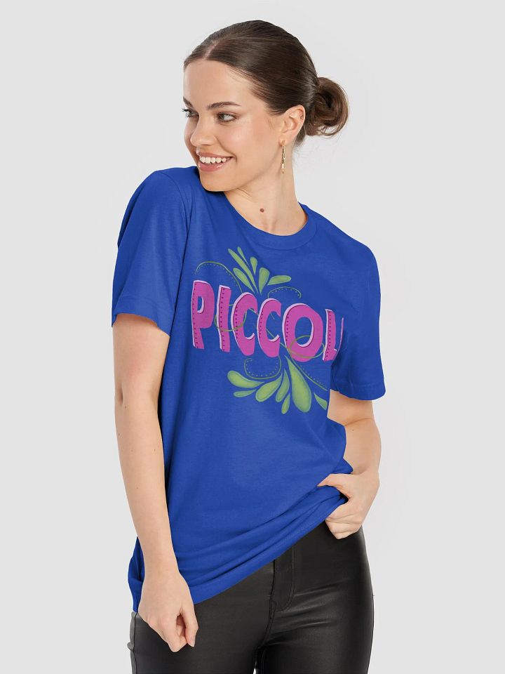 Flute Flourish T-Shirt - Piccolo (Royal Blue) - Unisex Fit product image (2)