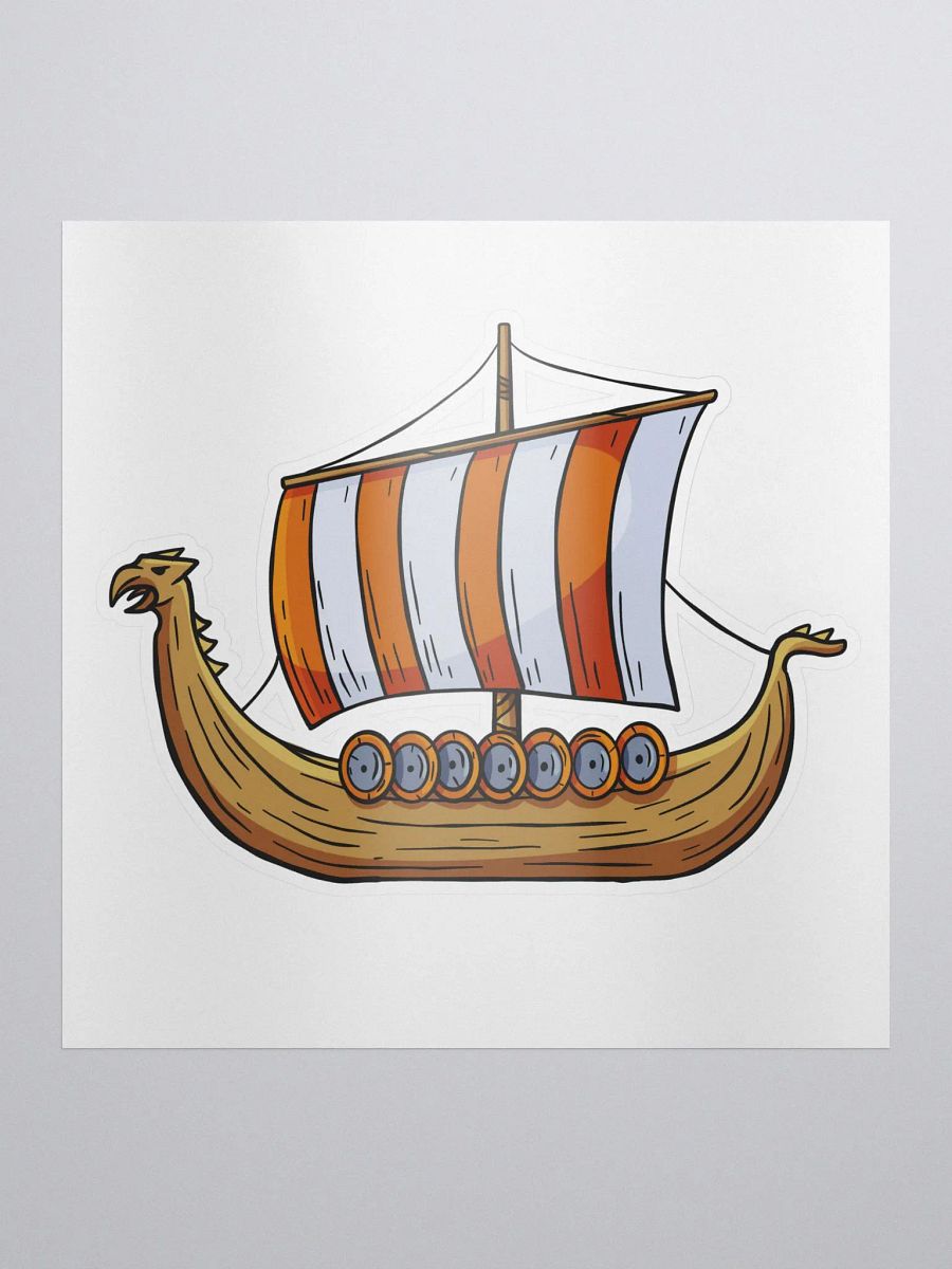 Longboat raiding sticker product image (1)