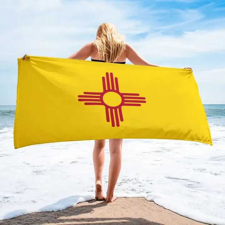 "New Mexico" Zia Sun Symbol Towel product image (2)