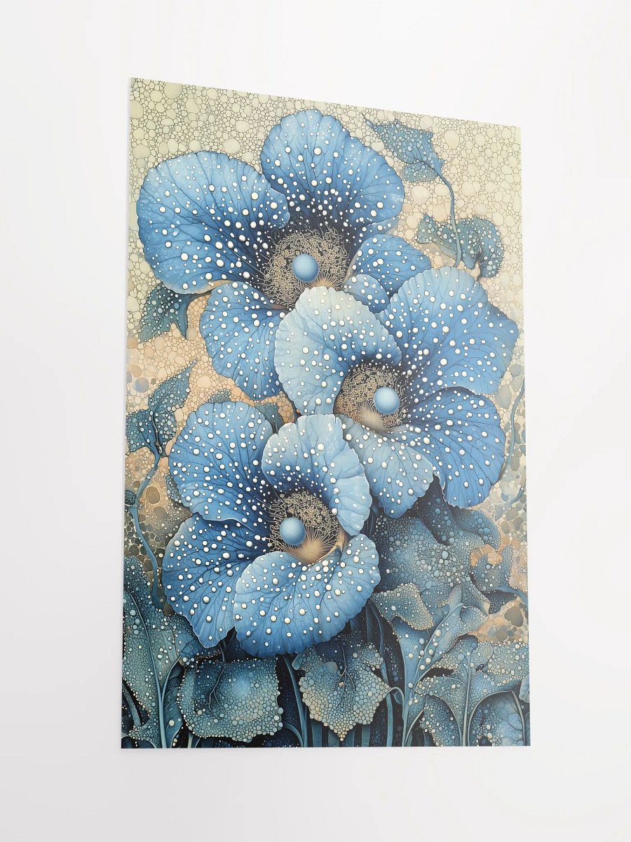 Whimsical Blossoms: Fantasy Poster of Dreamy Forest Flowers product image (2)