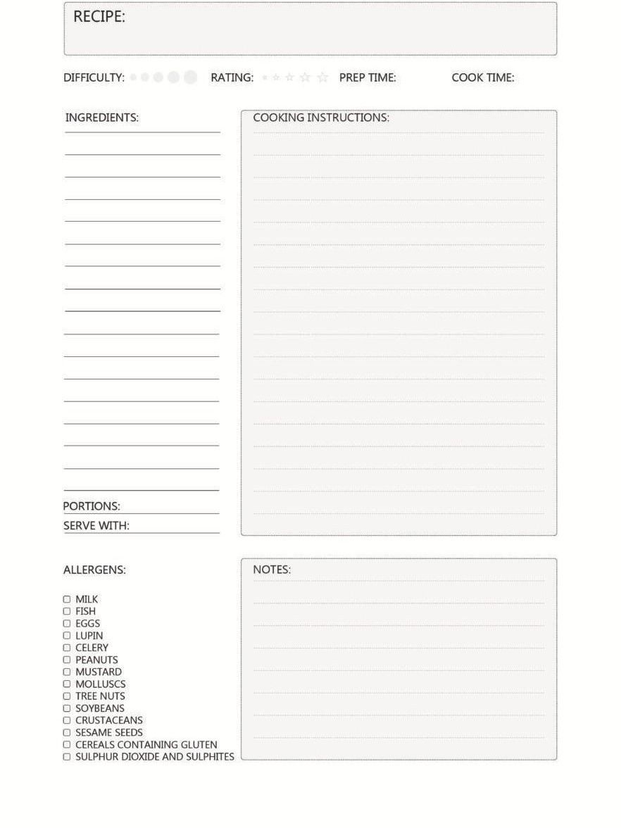 700 Page Recipe Notebook product image (5)