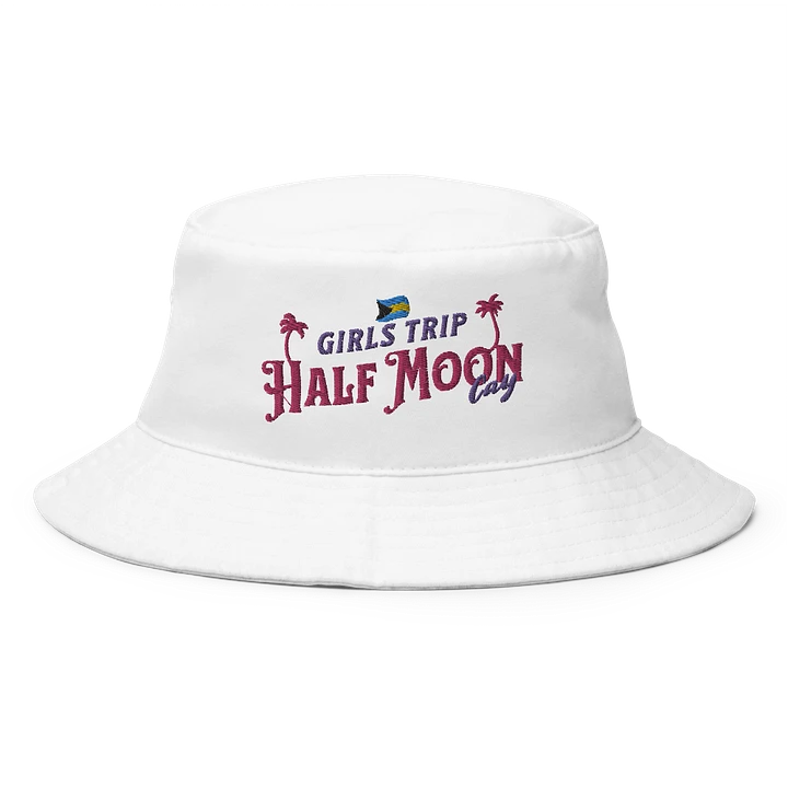 Half Moon Cay Bahamas Hat : Girls Trip Bahamas Cruise Bucket Hat Embroidered product image (7)