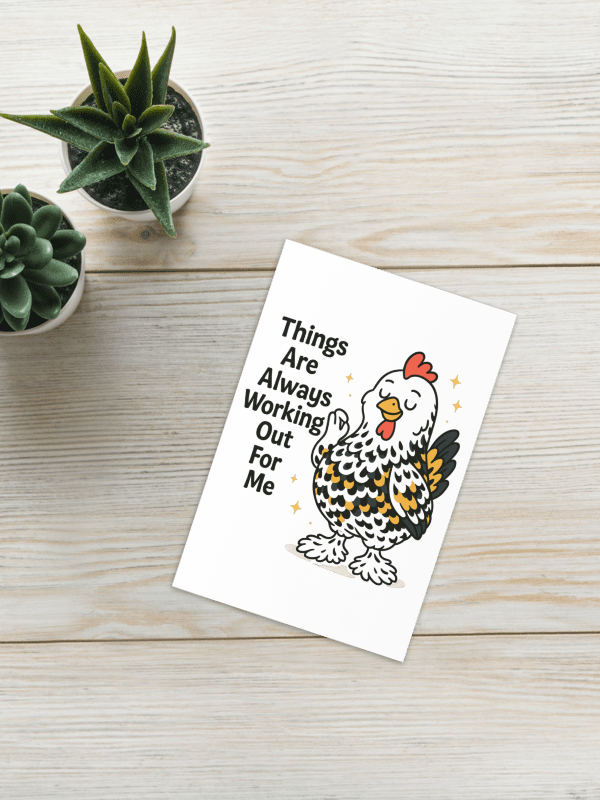 Abrahen Chicks - Things Are Always Working Out 2 - Card product image (3)