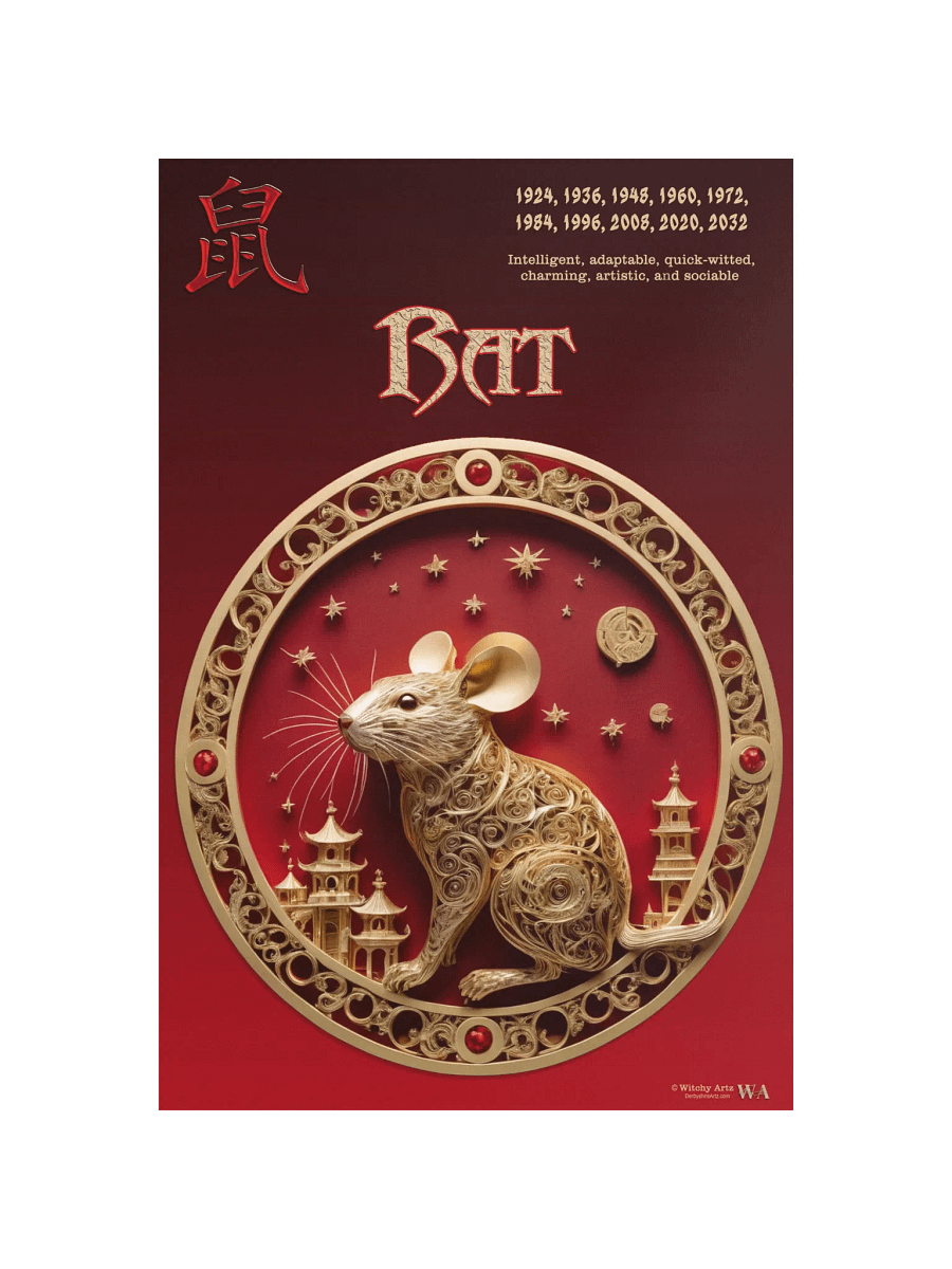 Chinese Zodiac Poster - RAT product image (11)