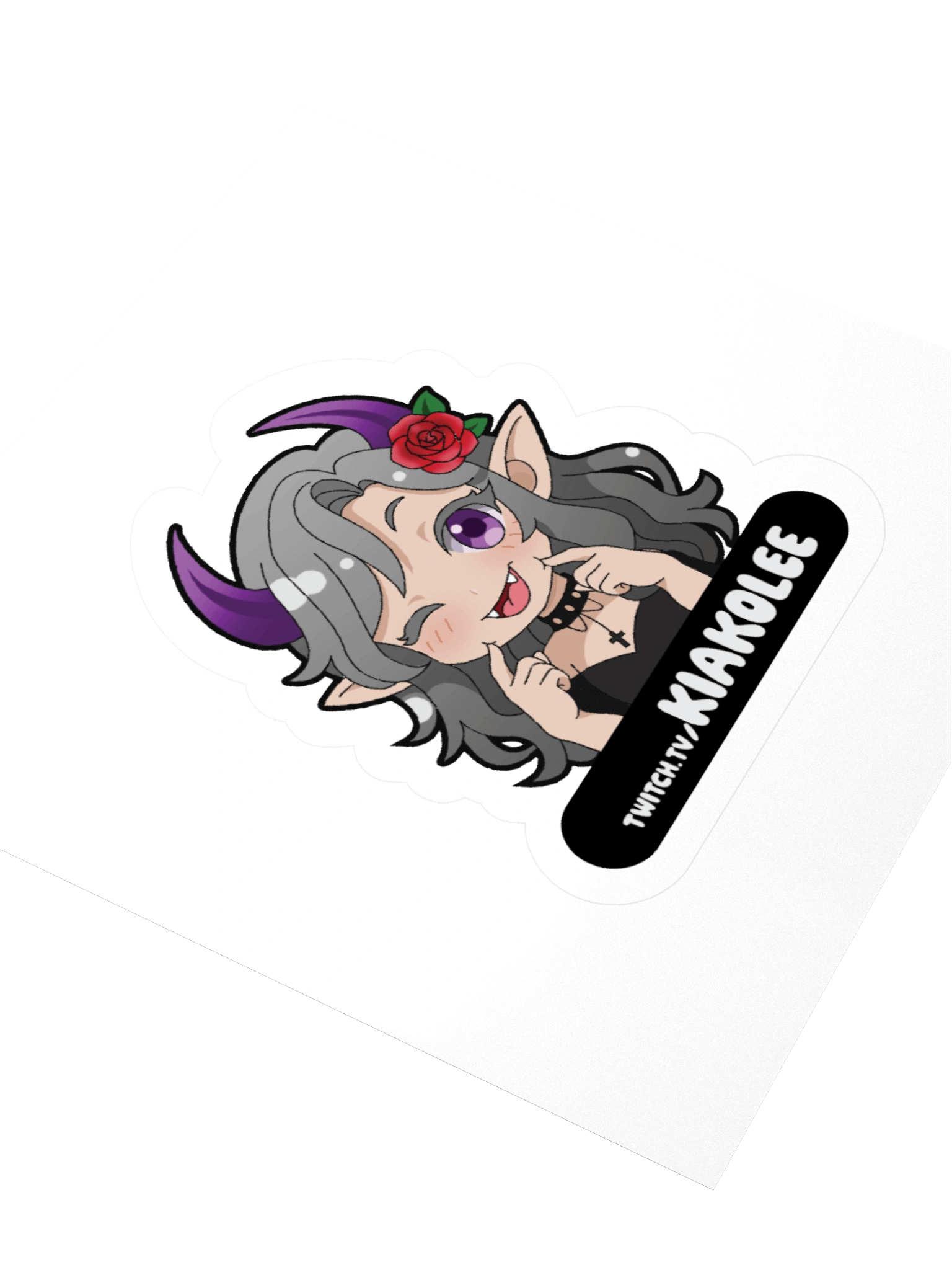 Devilishly Cute Kiako Sticker product image (8)