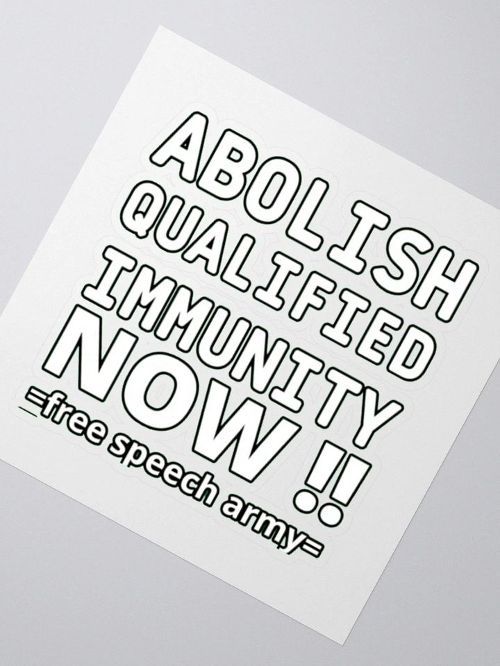 ABOLISH QUALIFIED IMMUNITY NOW product image (2)