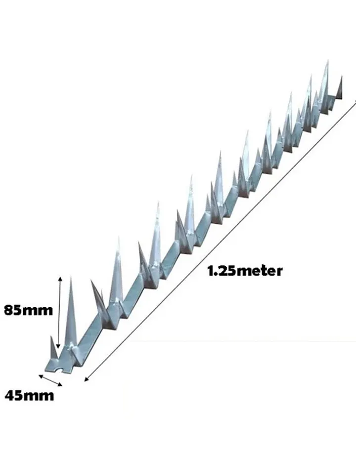 Home Store Security Wall Fencing Spikes Type 2 – Stainless Steel / Galvanized (1.25M) product image (2)