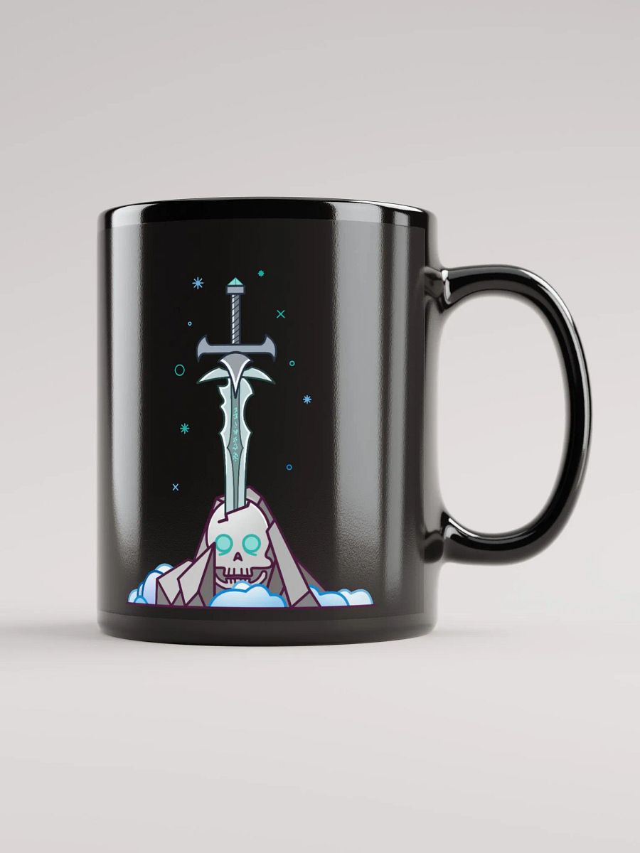 Sword in the Skull - Lich Variation - Black Glossy Mug product image (1)