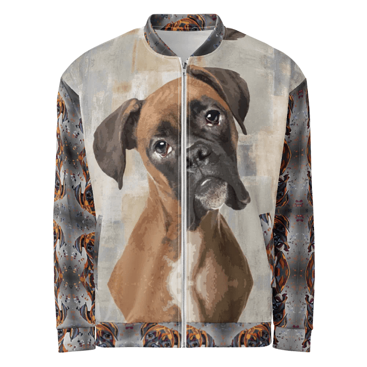 Whimsical Pup All-Over Bomber Jacket product image (1)