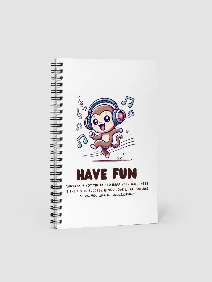 Joyful Monkey Spiral Notebook product image (1)