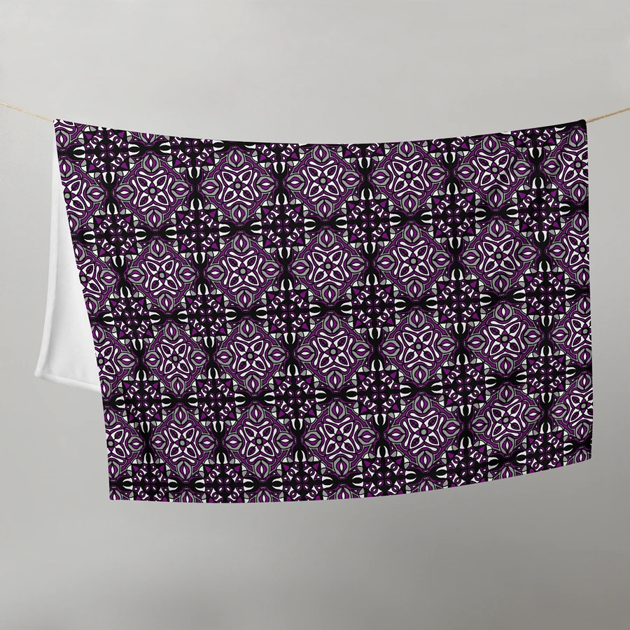 Asexual Abstract Cozy Blanket product image (13)