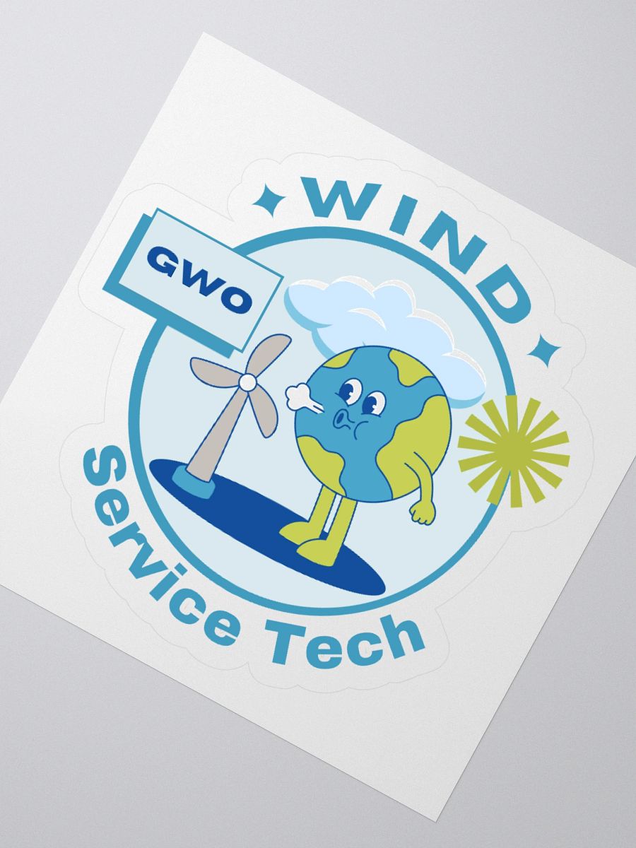 Retro Wind Services Sticker product image (3)