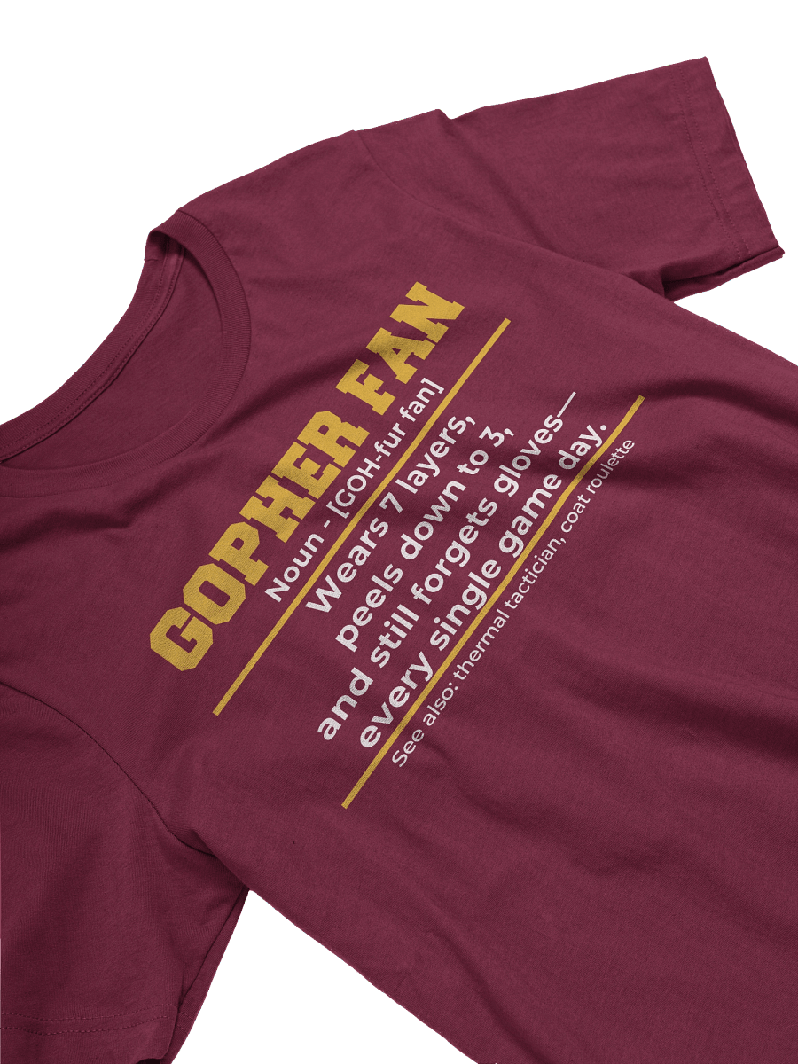 Layered - The 2025 Gopher Fan - Unisex T-Shirt product image (5)