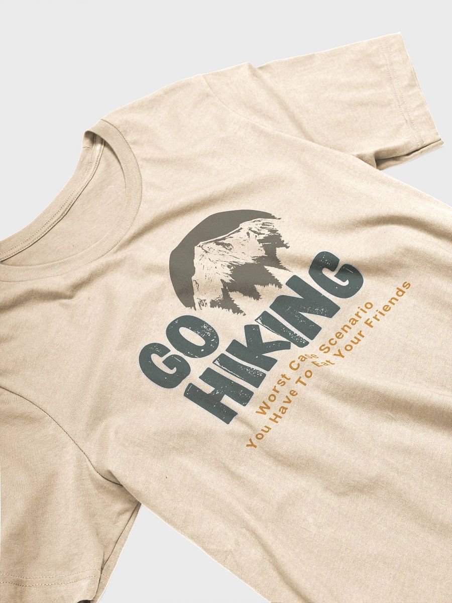 Go Hiking - Worst Case; Colored Unisex Jersey Short Sleeve Tee product image (53)