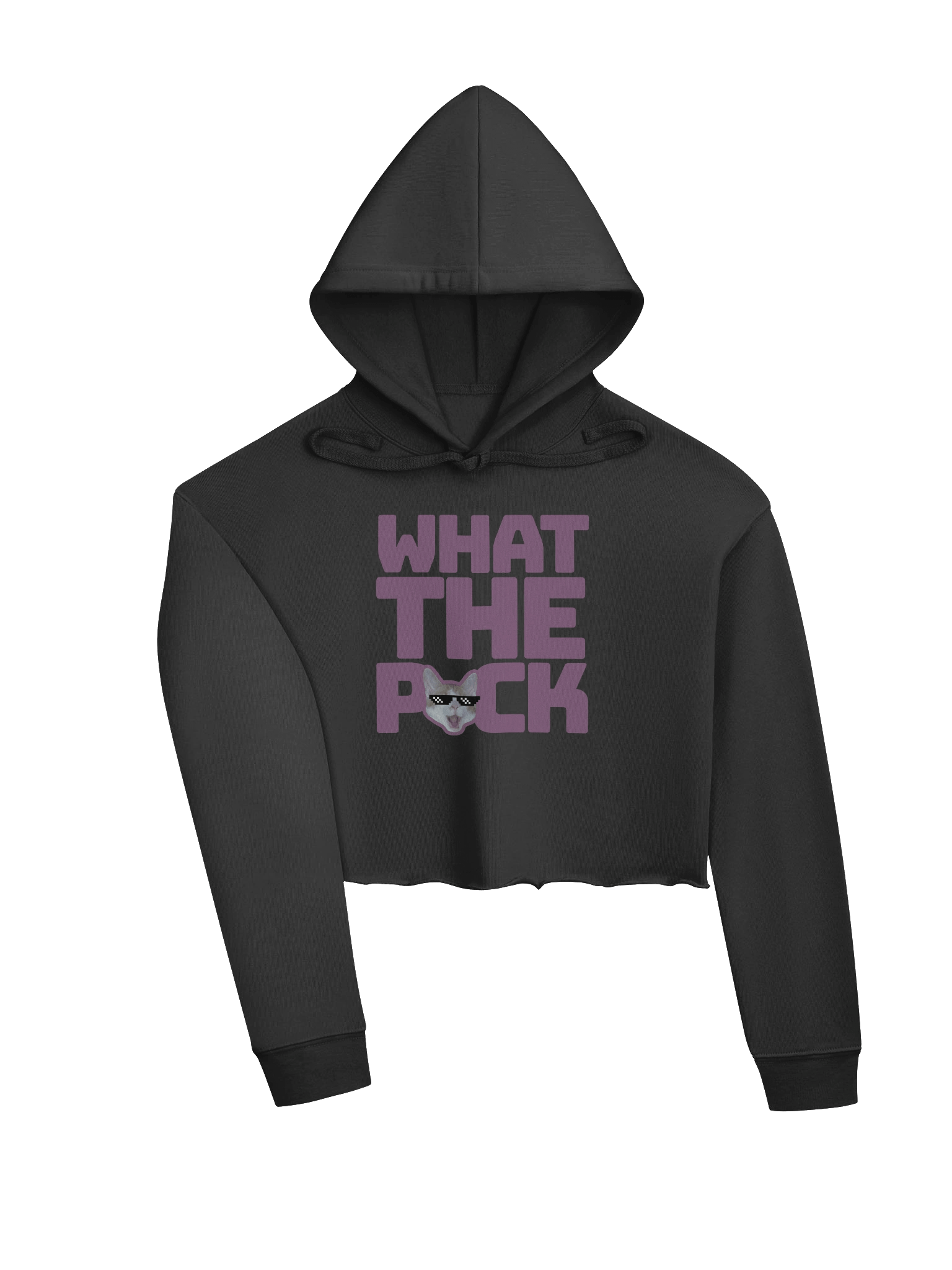 What The Puck Cropped Hoodie! product image (3)