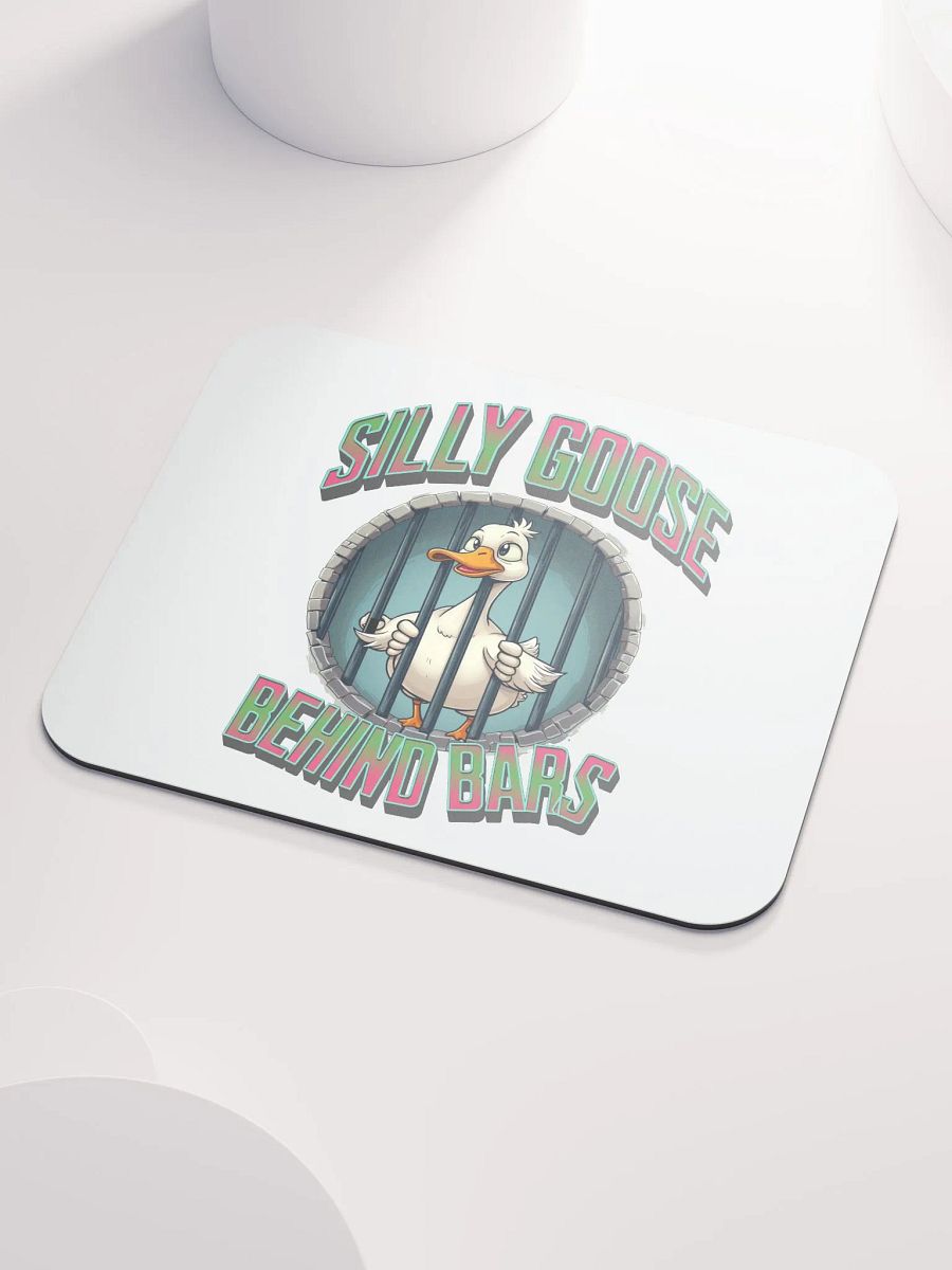 Silly Goose Behind Bars Mouse Pad product image (3)