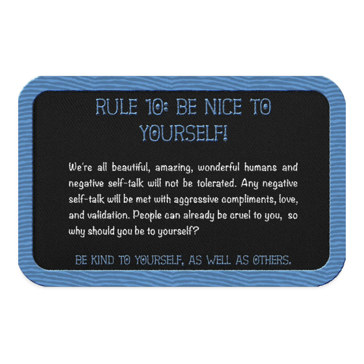 Rule 10 Full Patch product image (1)