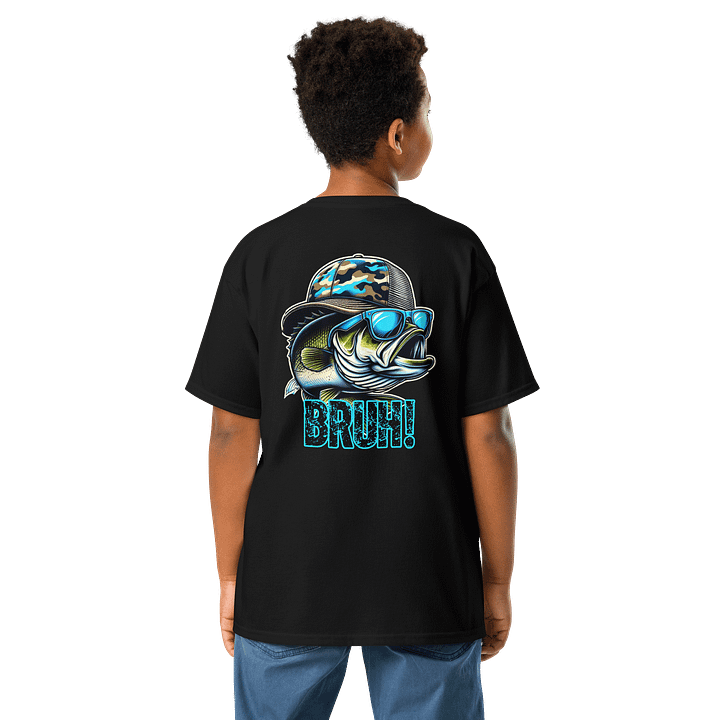 Bass Fish Bruh Youth Tee product image (1)