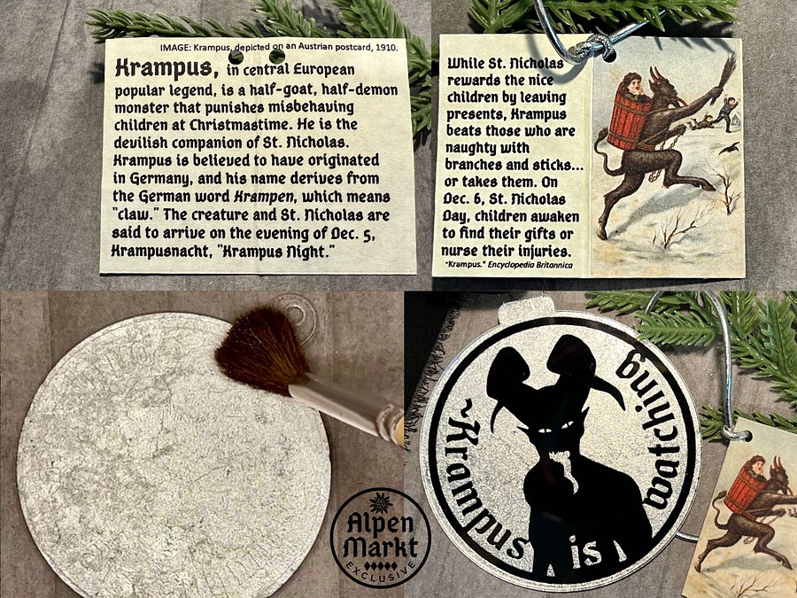 Krampus is Watching - Ornament with Story Card product image (4)