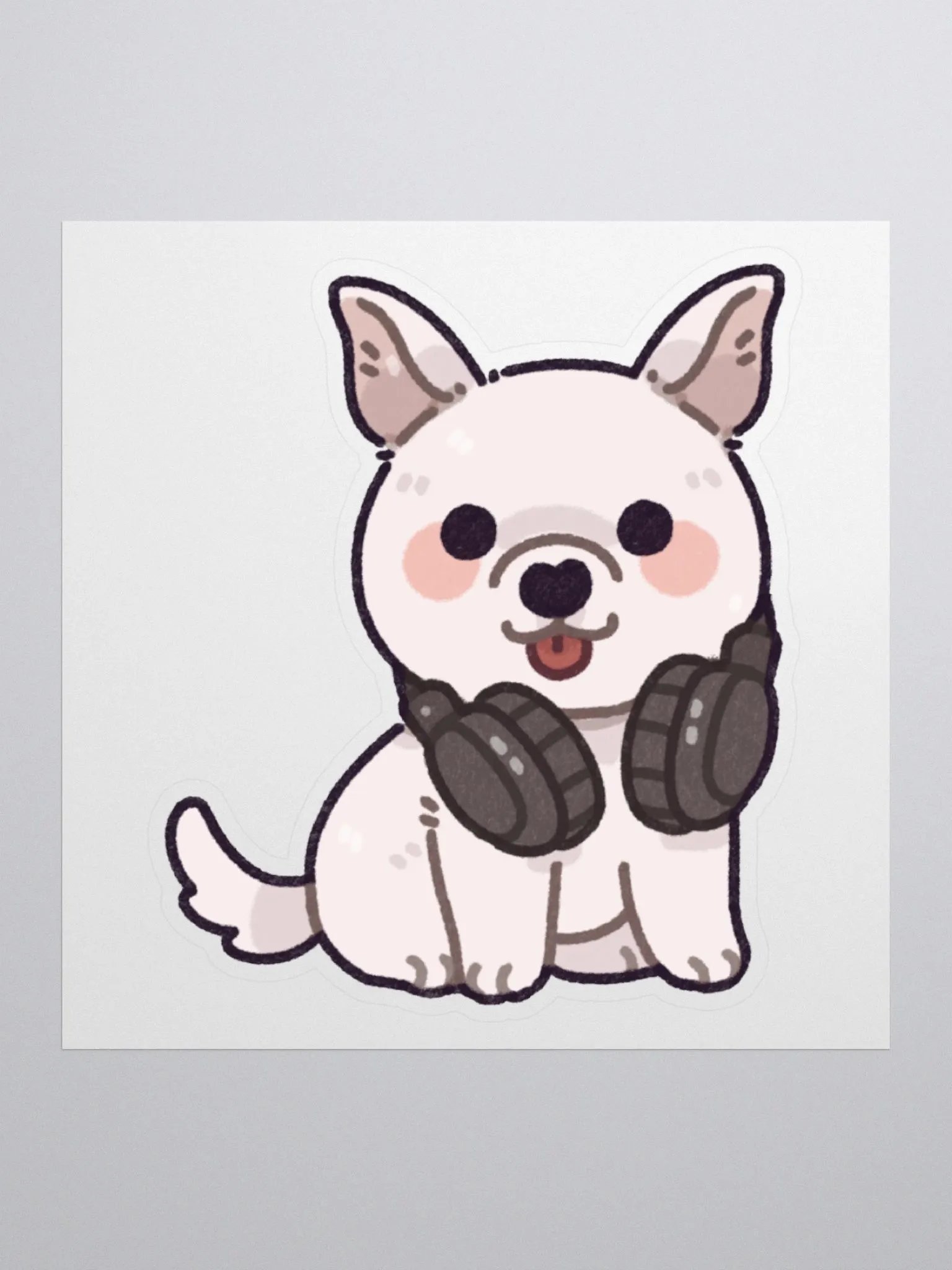Gamer Dog Sticker product image (1)