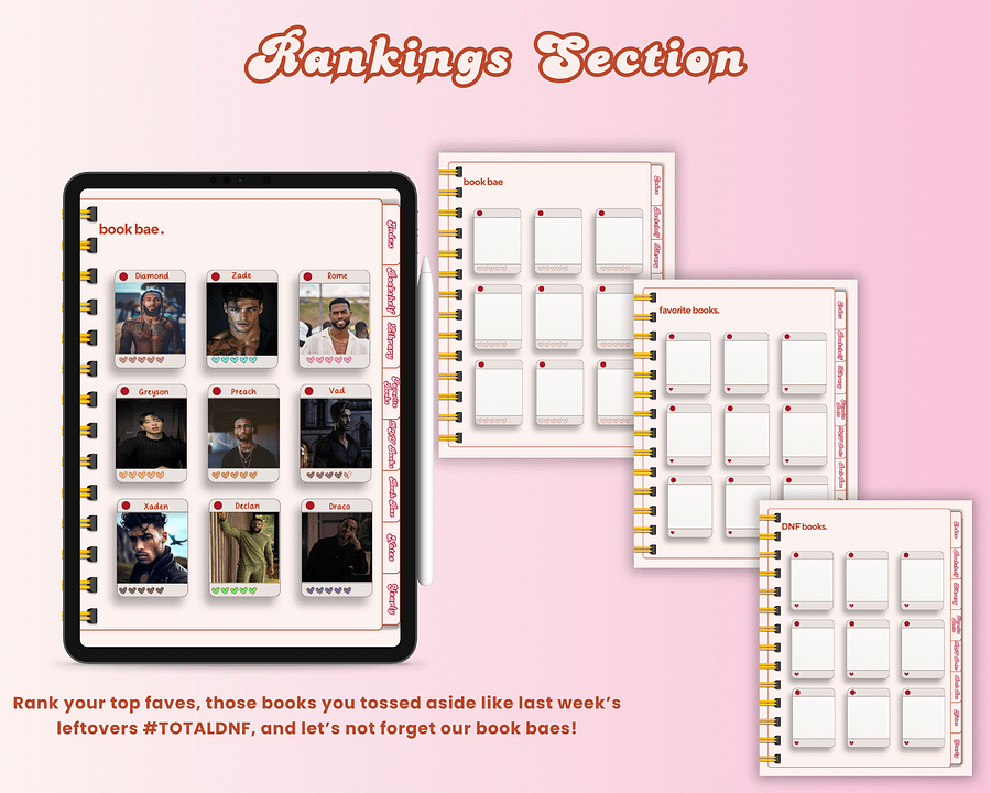 Bookish Baddies Reading Journal product image (7)