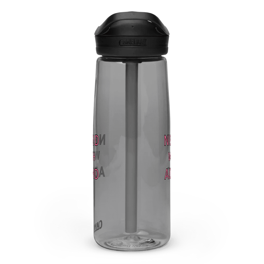 Nerd With ADHD Stylized Water Bottle product image (3)
