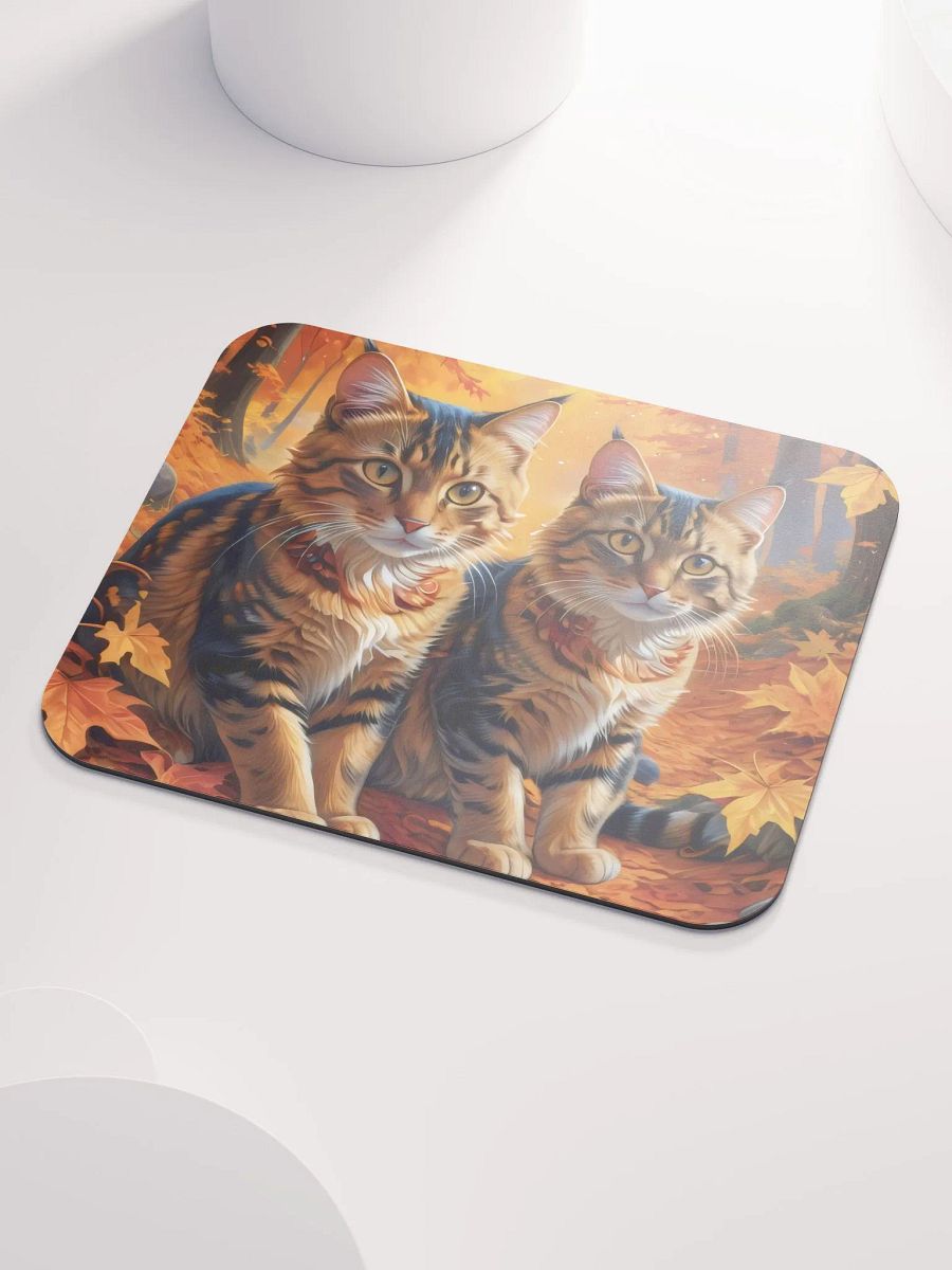 Autumn Feline Harmony Mouse Pad product image (4)