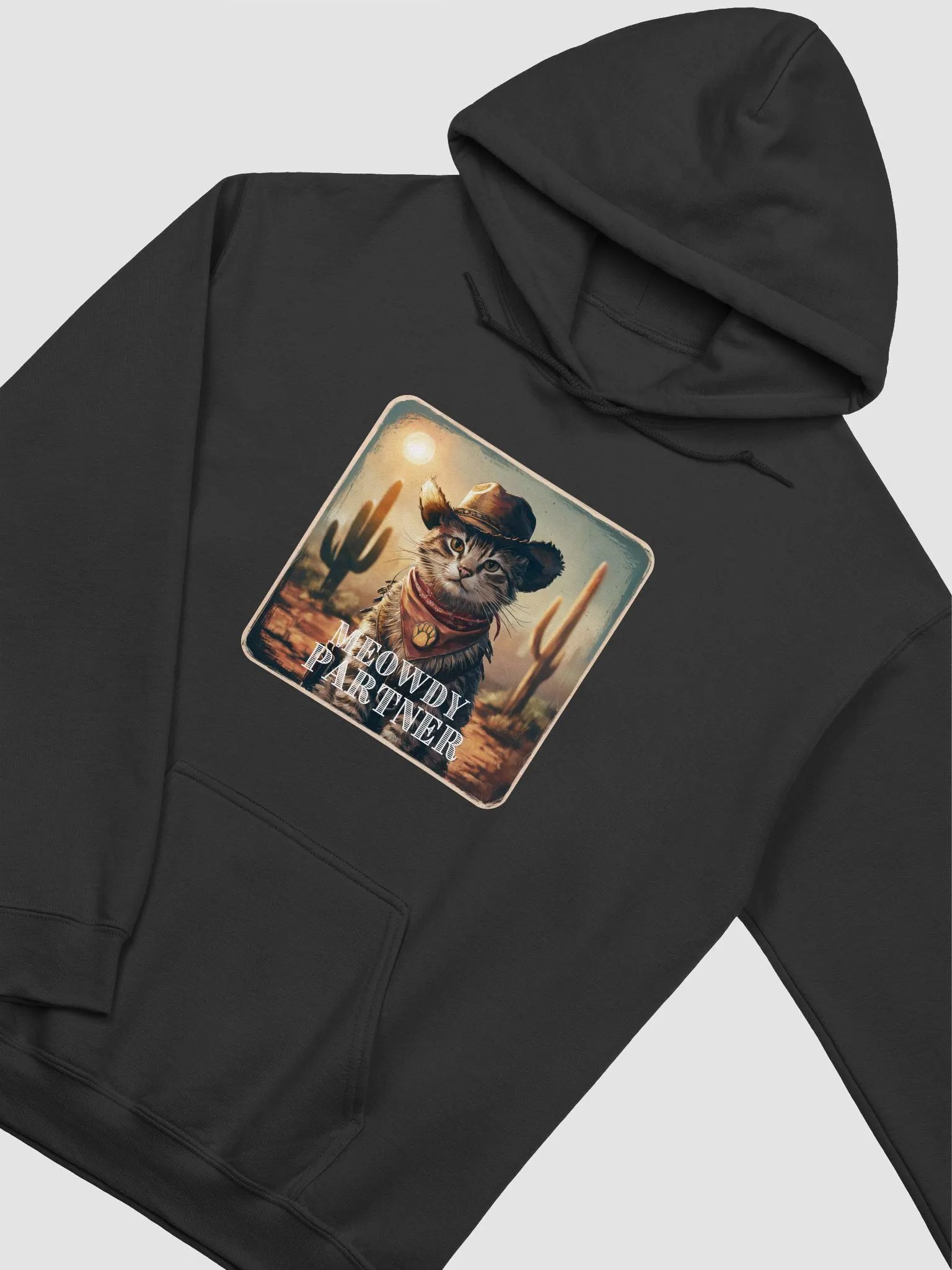 Meowdy Partner Western Cat Hoodie product image (2)