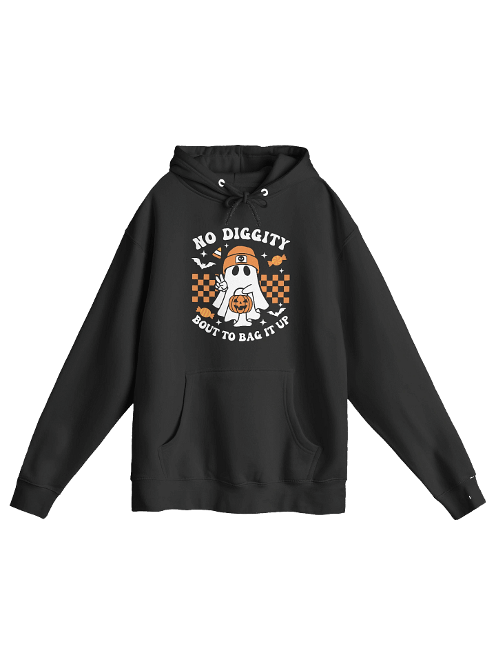 No Diggity Bout To Bag It Up, vintage halloween Hoodie product image (1)